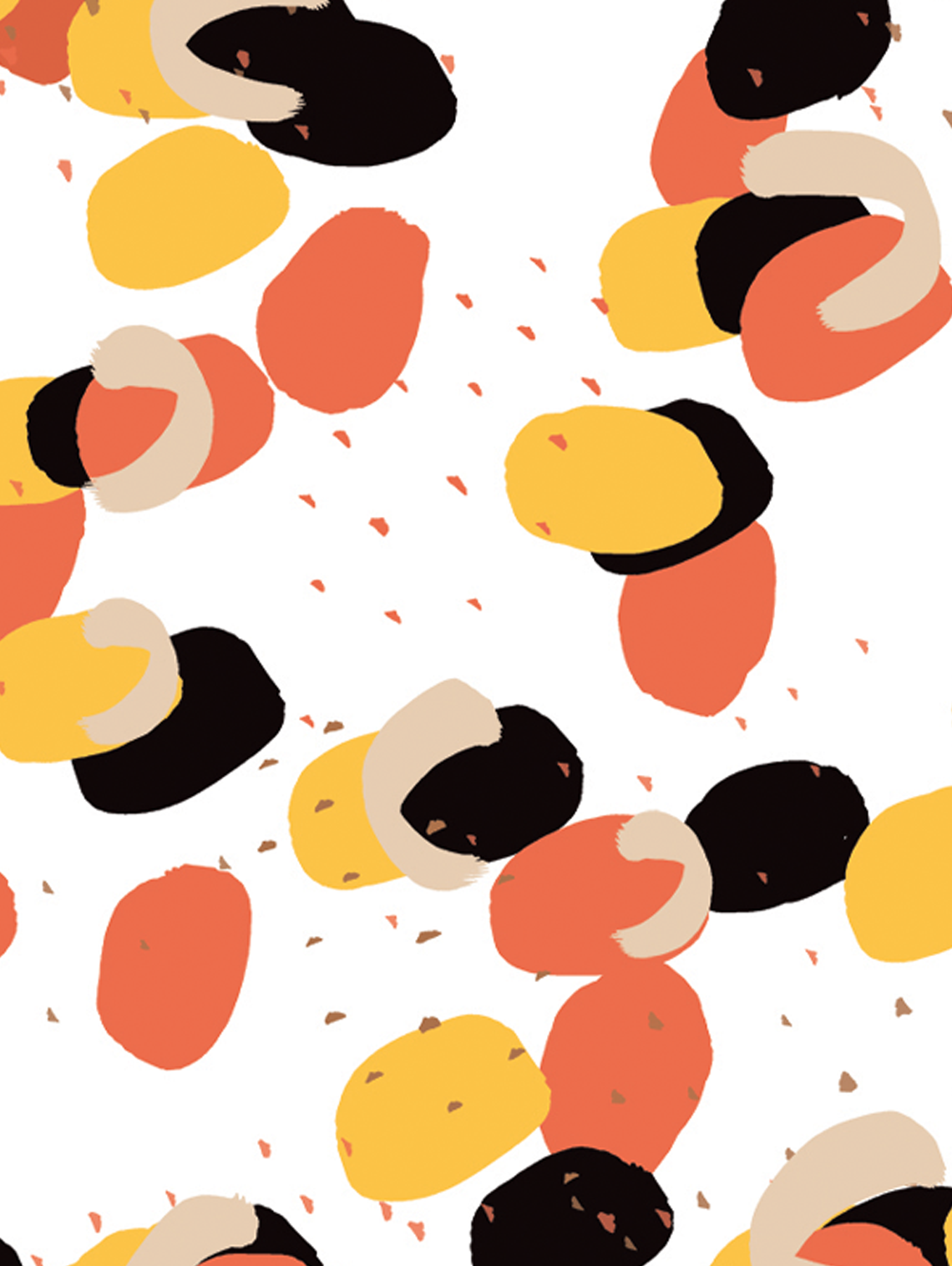 caramel biscuit cream flavour pattern